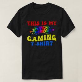 Dit is mijn gaming Shirt - kleurrijke grappige gam