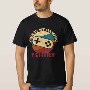 dit is mijn gaming T-shirt, grappig gamer cadeau T-shirt