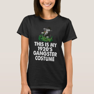 Dit is mijn gangsterkostuum voor Halloween uit de T-shirt