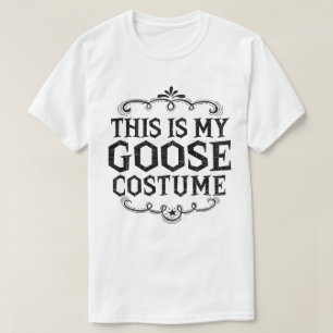 Dit is mijn ganzenkostuum Grappig Lui Halloween T-shirt