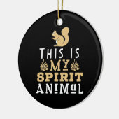 Dit is mijn geest keramisch ornament (Links)