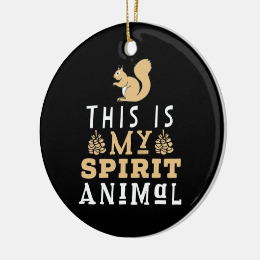 Dit is mijn geest keramisch ornament (Links)