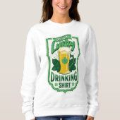 Dit is mijn gelukkig drink shirt St. Patrick's Day (Voorkant)
