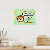 Dit is mijn gelukkige gezicht poster (Keuken)