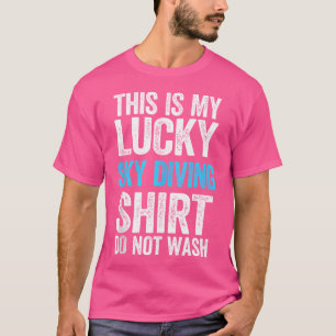 Dit is mijn gelukkige hemel duiken niet wassen t-shirt