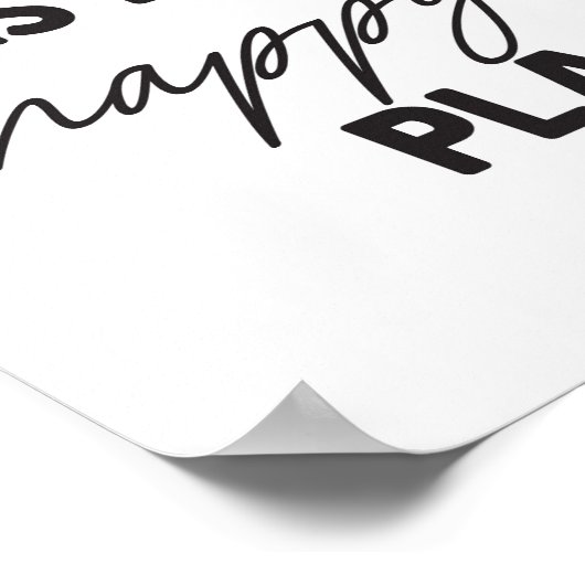 Dit is mijn gelukkige kunst van de plaatsmuur voor poster (Hoek)