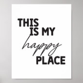 Dit is mijn gelukkige kunst van de plaatsmuur voor poster (Voorkant)