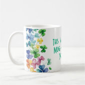 Dit is mijn gelukkige Mok met kleurrijke klaverbla (Links)