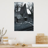 Dit is mijn gelukkige plaats Gothic Art Poster (Keuken)