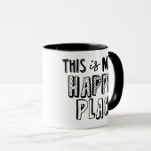 Dit is mijn gelukkige plaats Mok (Voorkant rechts)