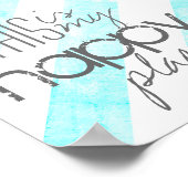 dit is mijn gelukkige plaats poster citaat blauw (Hoek)