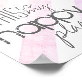 dit is mijn gelukkige plaats waar poster roze stre (Hoek)