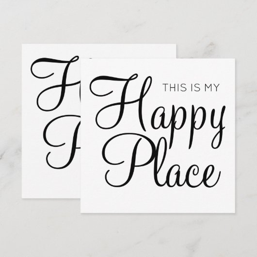 Dit is mijn gelukkige plek (Voorkant / Achterkant)