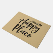 Dit is mijn gelukkige plek deurmat (Schuin)