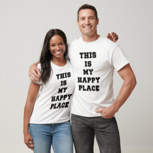 Dit is mijn gelukkige plek t-shirt