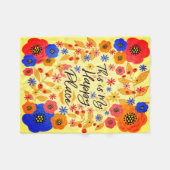 Dit is Mijn Gelukkige Sangria van de Plaats Fleece Deken (Voorkant (Horizontaal))