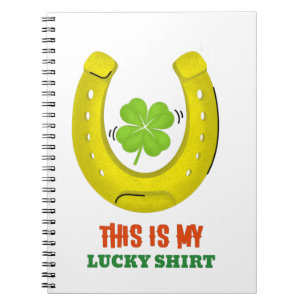 Dit is mijn gelukkige Shirt Notitieboek