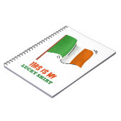 Dit is mijn gelukkige Shirt Notitieboek (Linkerzijde)