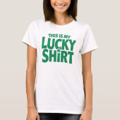 Dit is mijn gelukkige shirt St. Patrick's Day op w (Voorkant)
