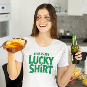 Dit is mijn gelukkige shirt St. Patrick's Day op w