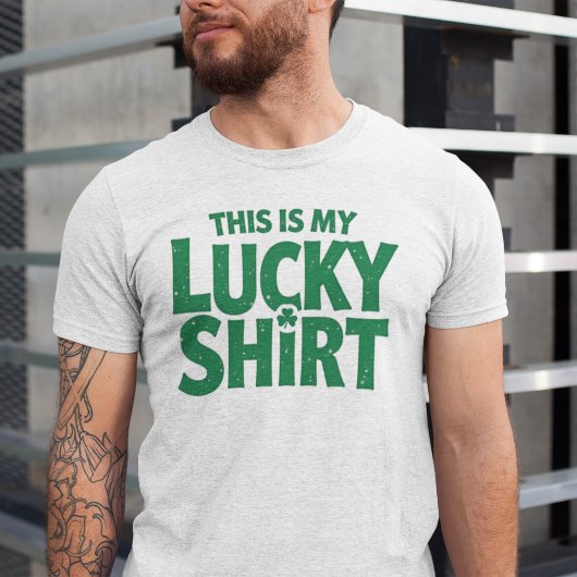 Dit is mijn gelukkige shirt St. Patrick's Day op w