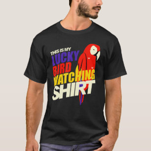 Dit is mijn gelukkige vogel die vogels kijkt t-shirt