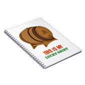 Dit Is Mijn Geluks Overhemd Notitieboek (Rechterzijde)