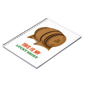 Dit Is Mijn Geluks Overhemd Notitieboek (Linkerzijde)