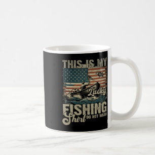 Dit Is Mijn Geluks Vis Shirt Niet Wassen Patriot Koffiemok