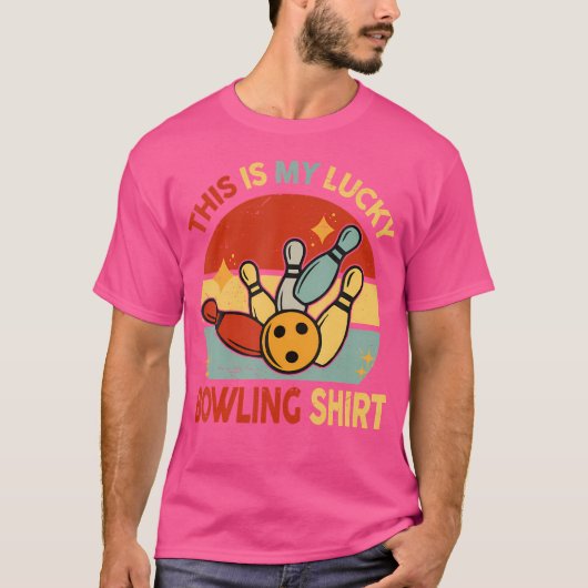 Dit Is Mijn Geluksbowlingbal T-shirt (Voorkant)