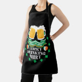 Dit is mijn geluksdrinken bier St. Patrick's Day Schort (Insitu)