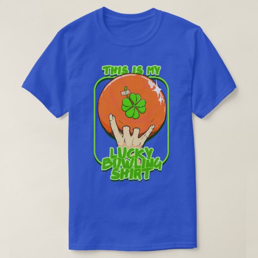 Dit is mijn gelukzalige Bowling Bowling Lovers Spo T-shirt (Design voorkant)
