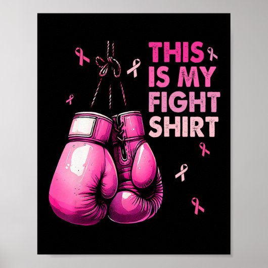 Dit is mijn gevecht tegen borstkanker Fighter Beli Poster (Voorkant)