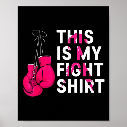 Dit is mijn gevecht tegen borstkanker Fighter Beli Poster (Voorkant)