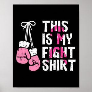 Dit is mijn gevecht tegen borstkanker Fighter Beli Poster
