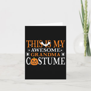 Dit is mijn Geweldige oma Costume Funny Halloween Kaart