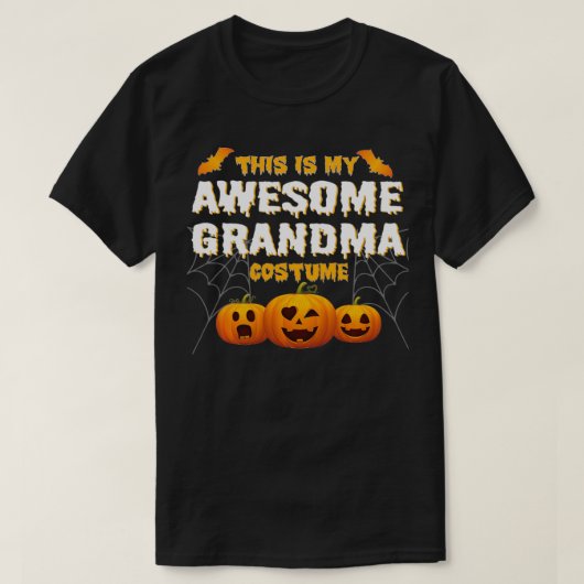 Dit is mijn Geweldige oma Costume Halloween Gift T-shirt (Design voorkant)
