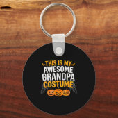 Dit Is Mijn Geweldige Opa Kostuum Halloween Opa Sleutelhanger (Voorkant)