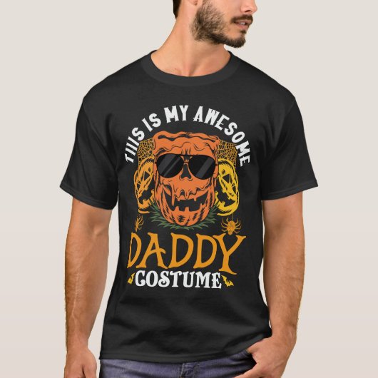 Dit is mijn Geweldige papa Costume Funny Halloween T-shirt (Voorkant)