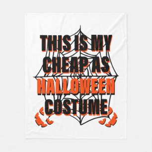 Dit is mijn goedkope als Halloween kostuum - Hallo Fleece Deken
