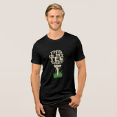 Dit is mijn golfliefhebber golfspeler golfer Tri-Blend shirt (Voorkant volledig)