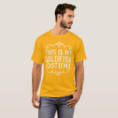 Dit is mijn goudviskostuum Grappig Lui Halloween T-shirt (Voorkant volledig)