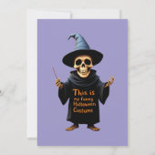 Dit is mijn grappige Halloween kostuum perfecte ou Kaart (Achterkant)