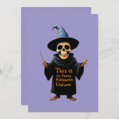 Dit is mijn grappige Halloween kostuum perfecte ou Kaart (Voorkant / Achterkant)