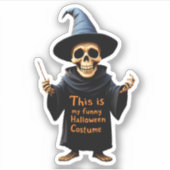 Dit is mijn grappige Halloween kostuum perfecte ou Sticker (Voorkant)
