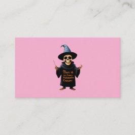 Dit is mijn grappige Halloween kostuum perfecte ou Visitekaartje