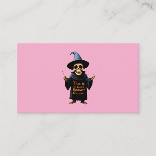 Dit is mijn grappige Halloween kostuum perfecte ou Visitekaartje (Voorkant)