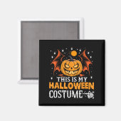 Dit is mijn grappige pompoen Halloween kostuum Magneet (Voorkant / Achterkant)