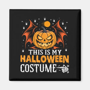 Dit is mijn grappige pompoen Halloween kostuum Magneet