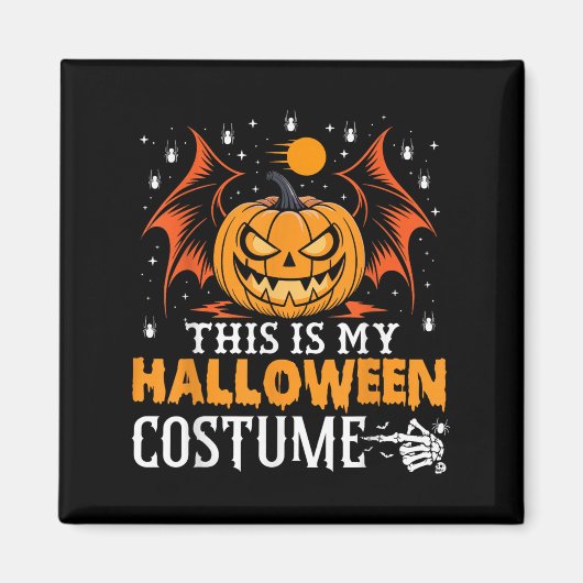 Dit is mijn grappige pompoen Halloween kostuum Magneet (Voorkant)